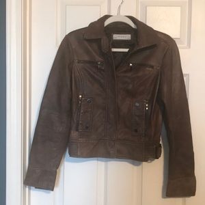 Zara Brown Leather Jacket